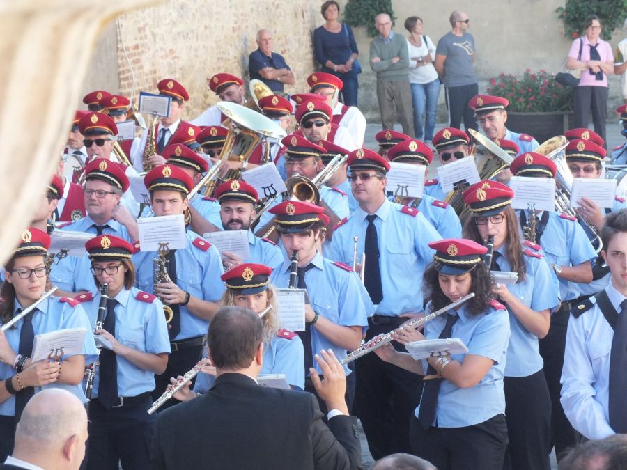 Celebration of April 25 in Novara with the Municipal Band of Confienza
