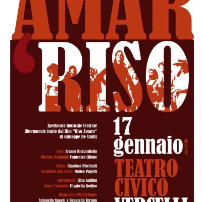 Amar Riso at the Civic Theater of Vercelli