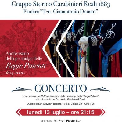 206th Anniversary of the Foundation of the Royal Carabinieri Corps