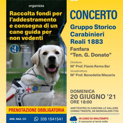 Concert of the ANC Fanfare “Ten. G. Donato "in Moncalieri (TO)