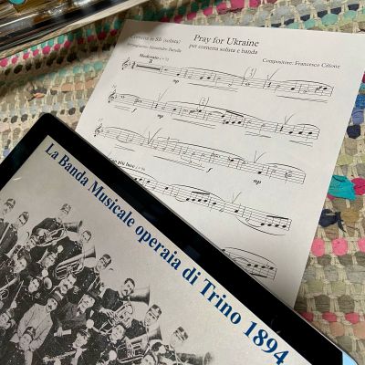 "Pray for Ukraine" with the municipal band “G. Verdi ”of Trino