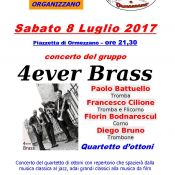 4ever Brass - Concert in Valle Mosso (BI) - July 8, 2017